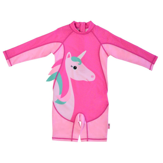 Zoocchini Surf Suit UPF50 -Unicorn sun suit