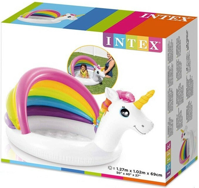 Intex Unicorn Παιδική Πισίνα Φουσκωτή Baby 127x102x69εκ.