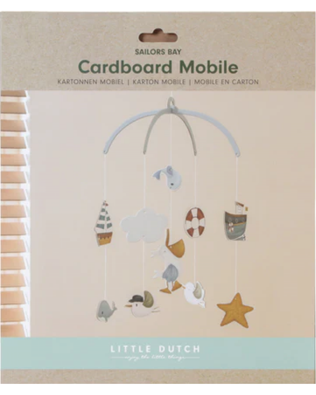 Little Dutch Cardboard mobile Sailors Bay FSC