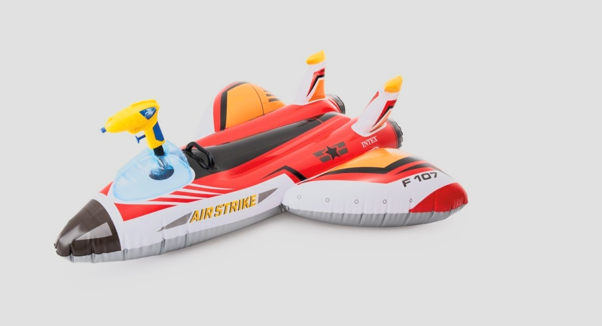 Intex Inflatable Ride On Sea with Handles and water gun