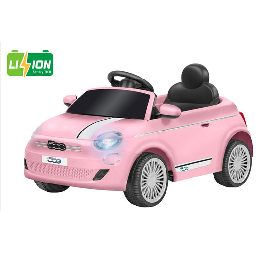 Fiat 500 Ηλεκτροκίνητο Αυτοκίνητο 12v ροζ