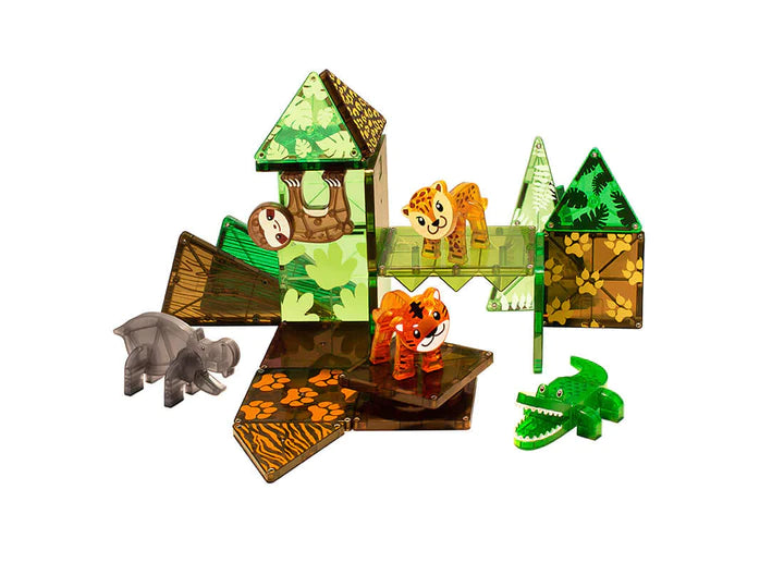 Magna-Tiles Μαγνητικό Παιχνίδι  25 κομματιών Jungle Animals