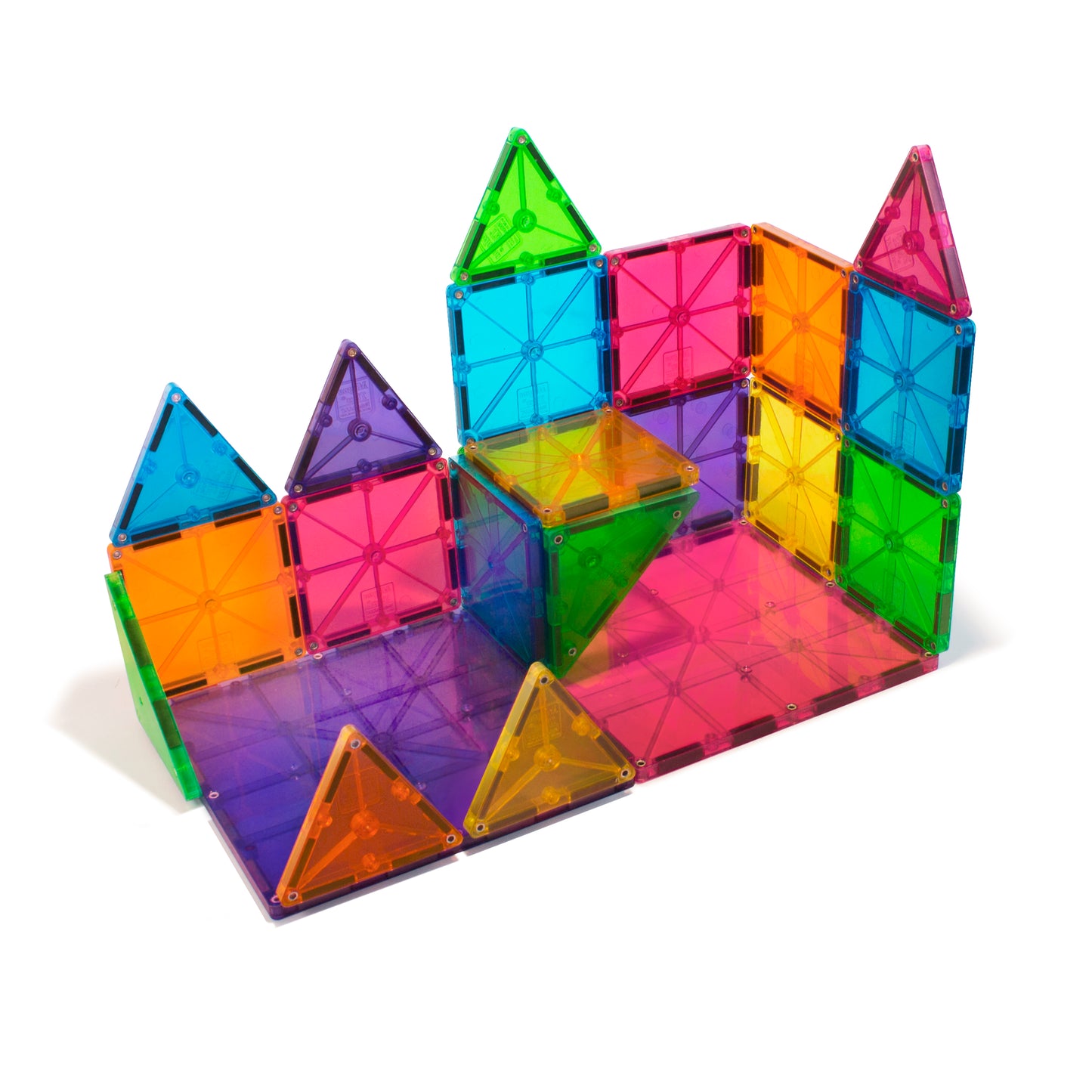 Magna-Tiles Magnetic Game 32 Pieces Clear Colors