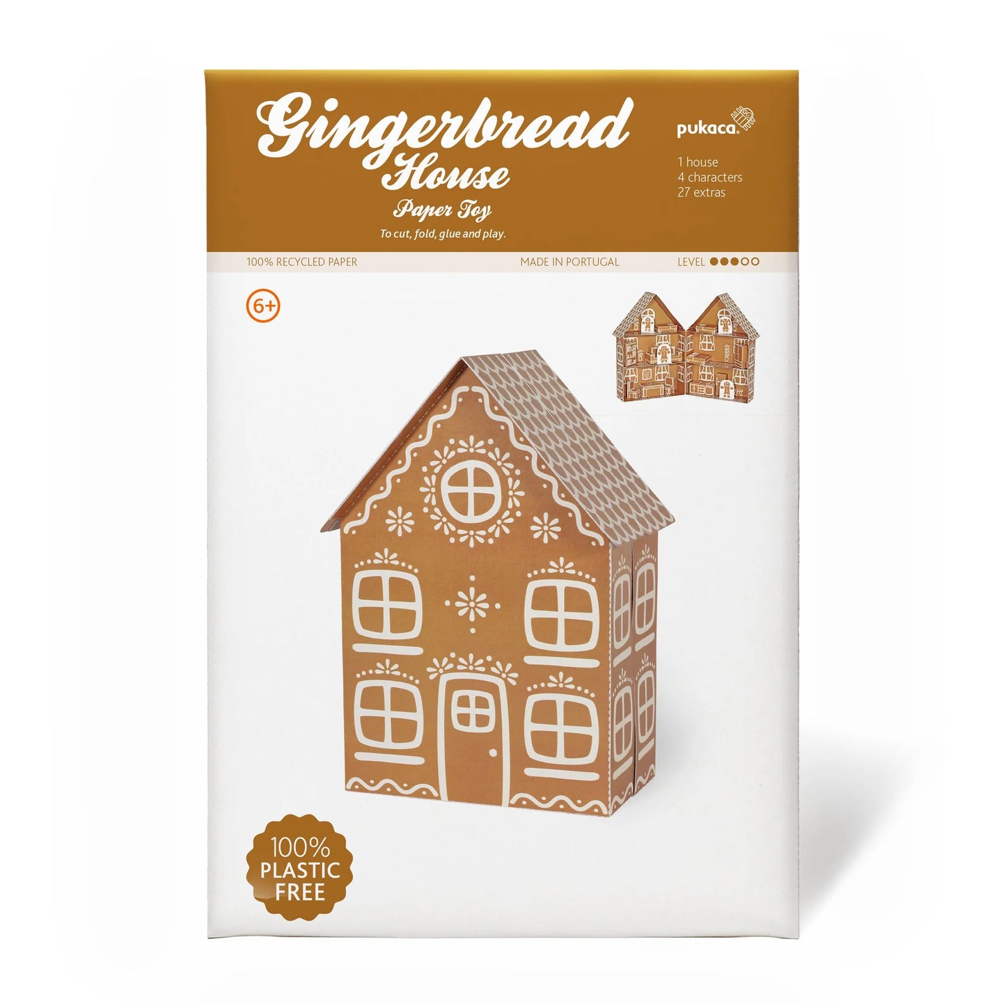 Pukaca Board Game - Ginger House Paper Toy