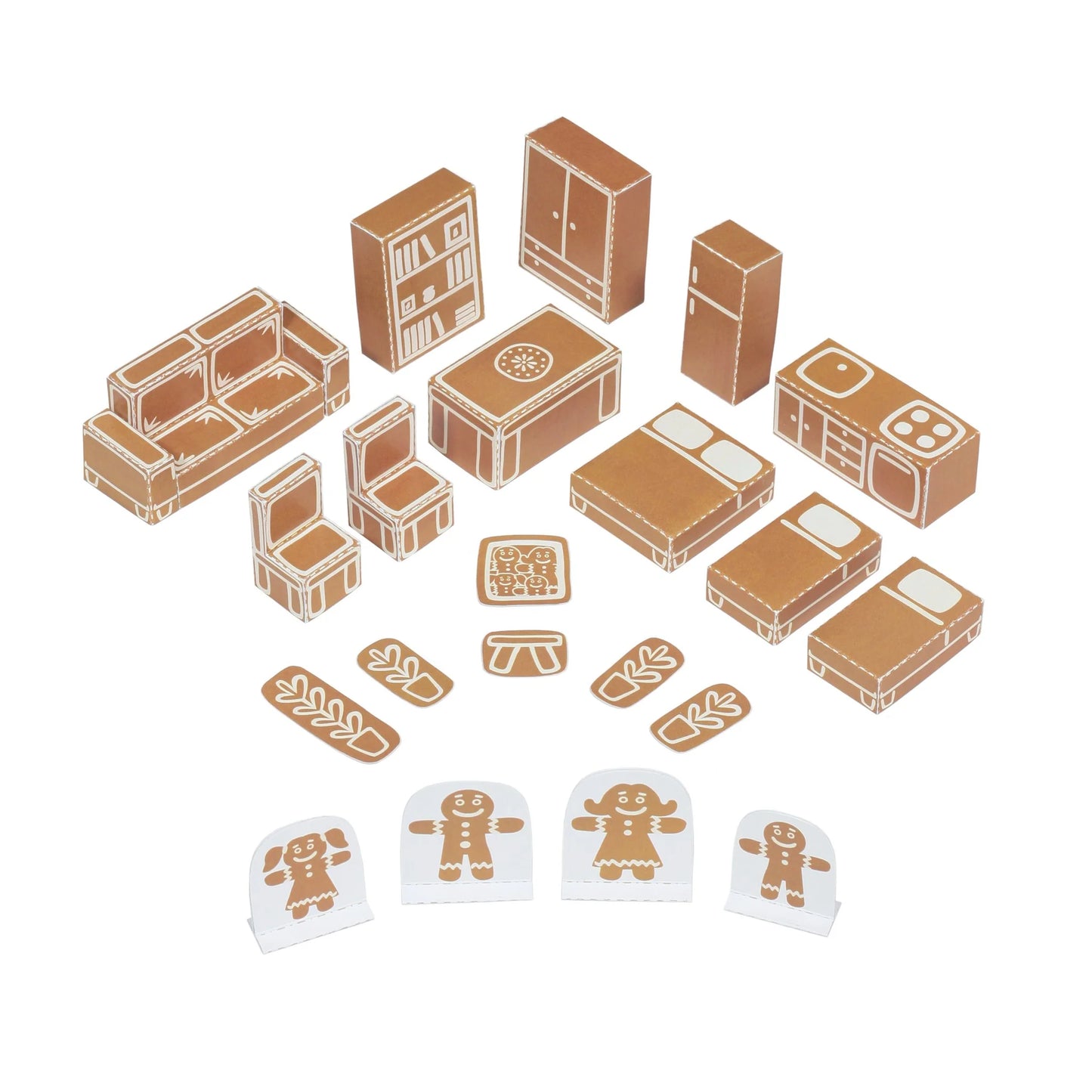 Pukaca Board Game - Ginger House Paper Toy