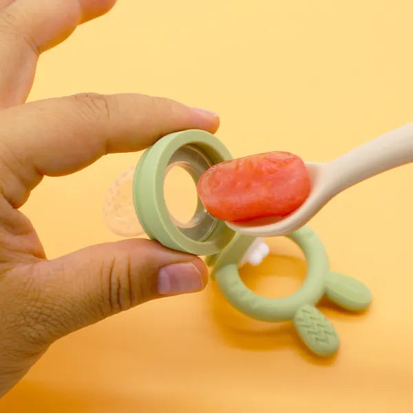 Σετ Πιπίλα Εκμάθησης & Παγοθήκη – Λαγουδάκι Πράσινο