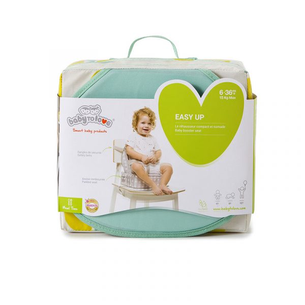 Baby To Love Portable &amp; compact high chair Happy Lemon