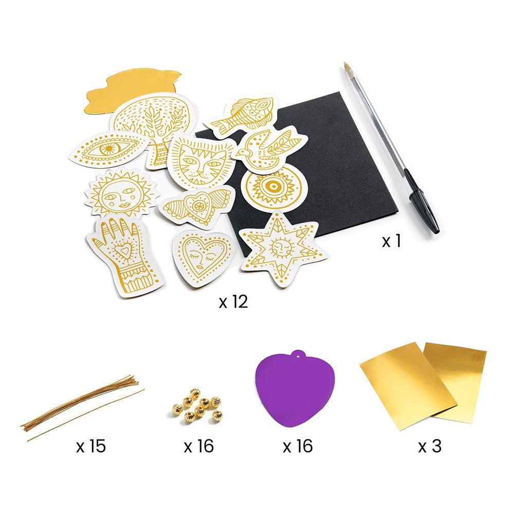 Djeco DIY Make my own gold Charms