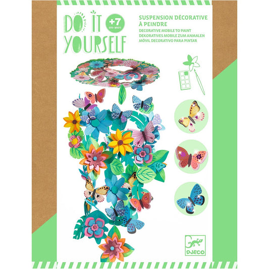 Djeco DIY Make &amp; color mobile Spring