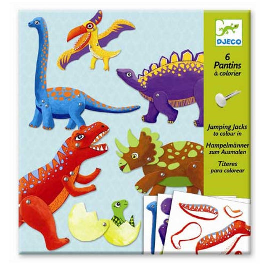 Djeco Make Dinosaur Puppets