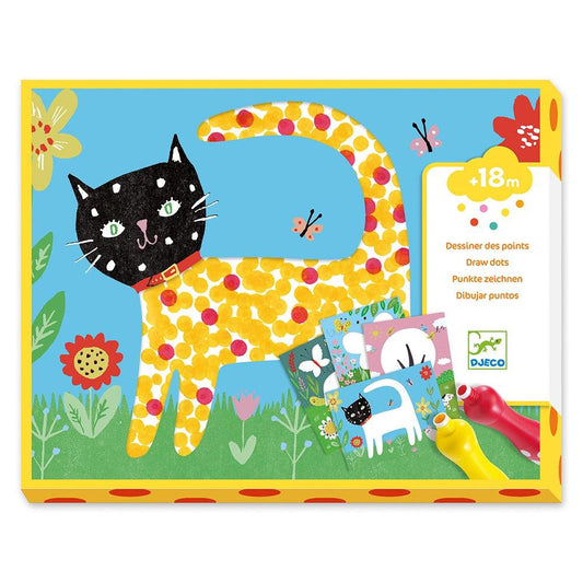 Djeco Painting with foam nose markers Kitty