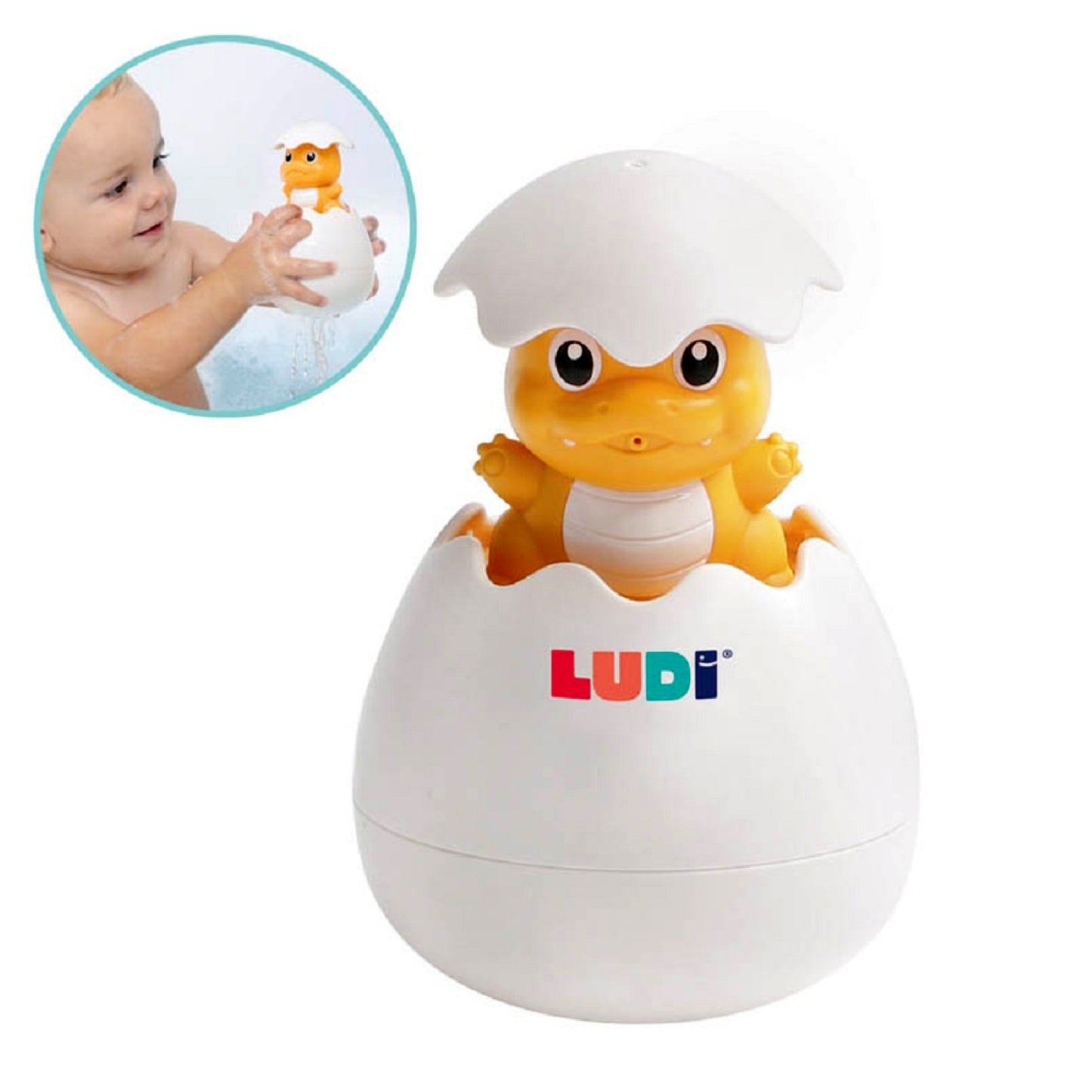 Ludi bath toy Magic Egg Dinosaur