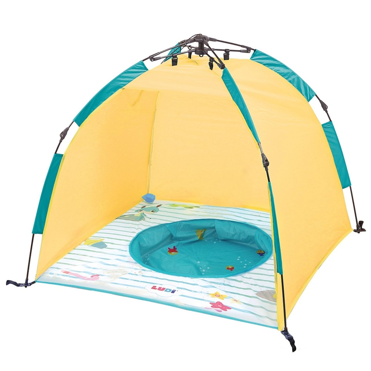 Ludi Split Beach Tent with Pool Anti-UV 50