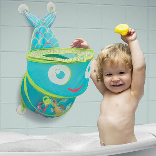 Ludi Bathroom Storage Net with Suction Cups 'Fish'