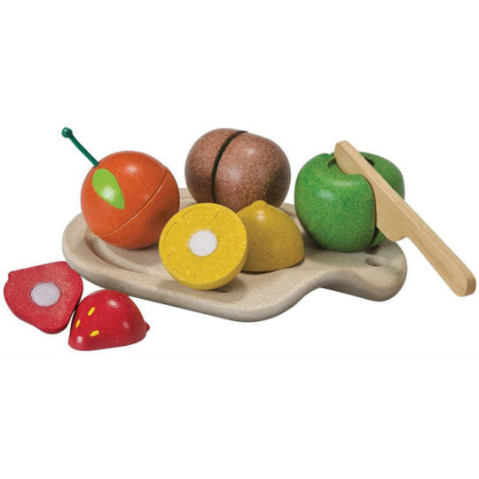 PlanToys Wooden Fruit Cutting Set