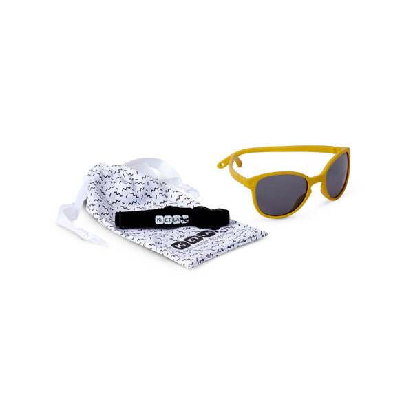 KiETLA: Wazz Sunglasses 2-4 Years - Wayfarer Mustard