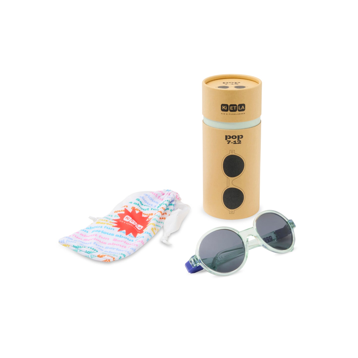 KiETLA: Γυαλιά Ηλίου Pop 4-7 ετών - Tea / Blackberry