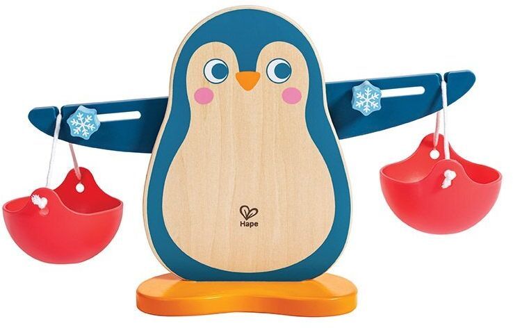 Hape Early Explorer Ξύλινη Ζυγαριά Penguin Balance Scale