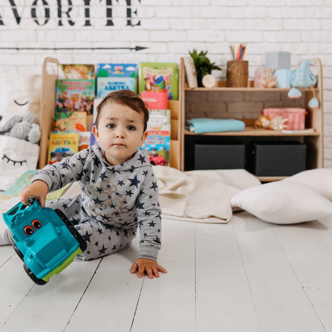 Montessori 3in1 Shelf Set: Bookcase + Toy Shelf + Sorter Lego 3-piece set