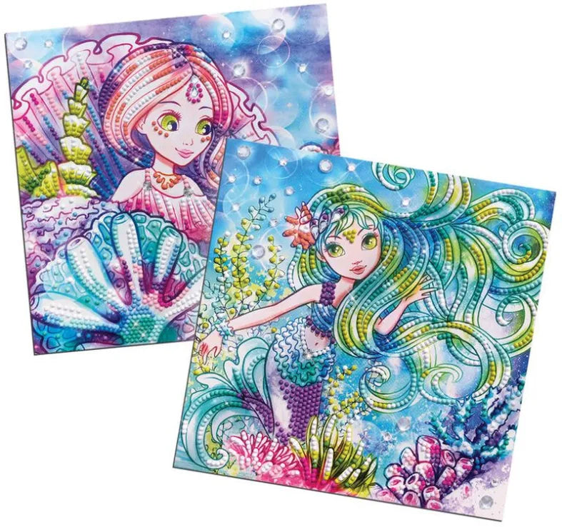 Nebulous Stars Dazzle By Number Water Painting Set With Sparkles-MARINIA