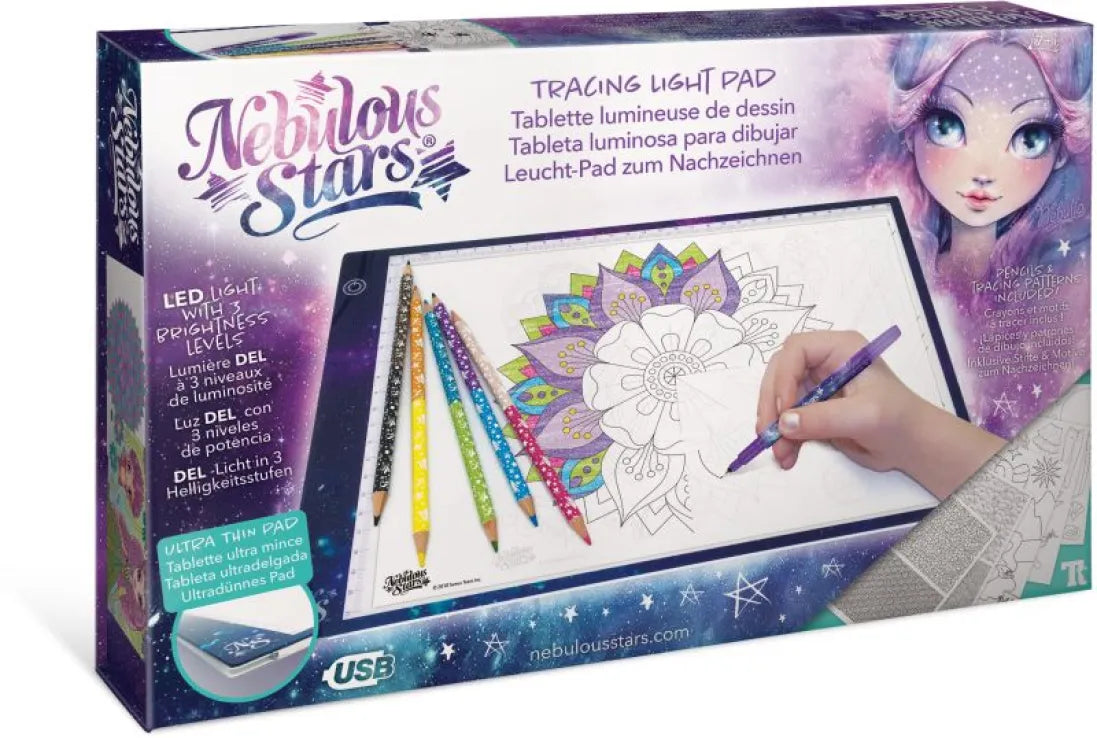 Nebulous Stars Tracing Light Pad Illuminated Painting Studio