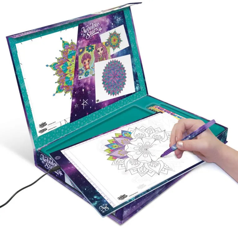 Nebulous Stars Tracing Light Pad Illuminated Painting Studio