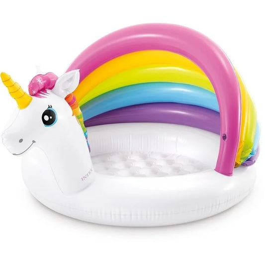 Intex Unicorn Παιδική Πισίνα Φουσκωτή Baby 127x102x69εκ.