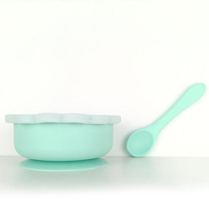 Μπολάκι σιλικόνης Λιοντάρι με καπάκι & κουτάλι – Βεραμάν