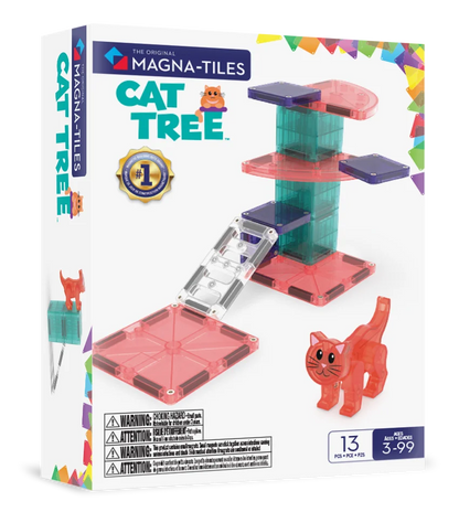 Magna-Tiles Μαγνητικό Παιχνίδι 13 κομματιών Cat Tree