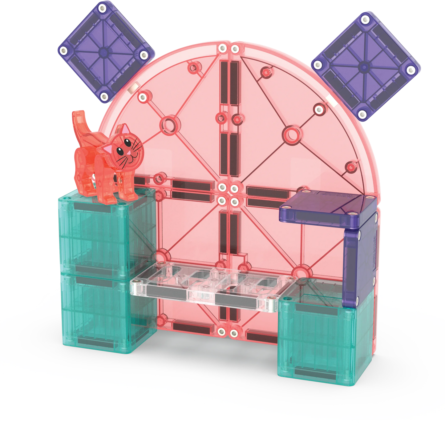 Magna-Tiles Μαγνητικό Παιχνίδι 13 κομματιών Cat Tree