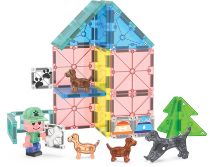 Magna-Tiles Μαγνητικό Παιχνίδι 27 κομματιών Puppy Park
