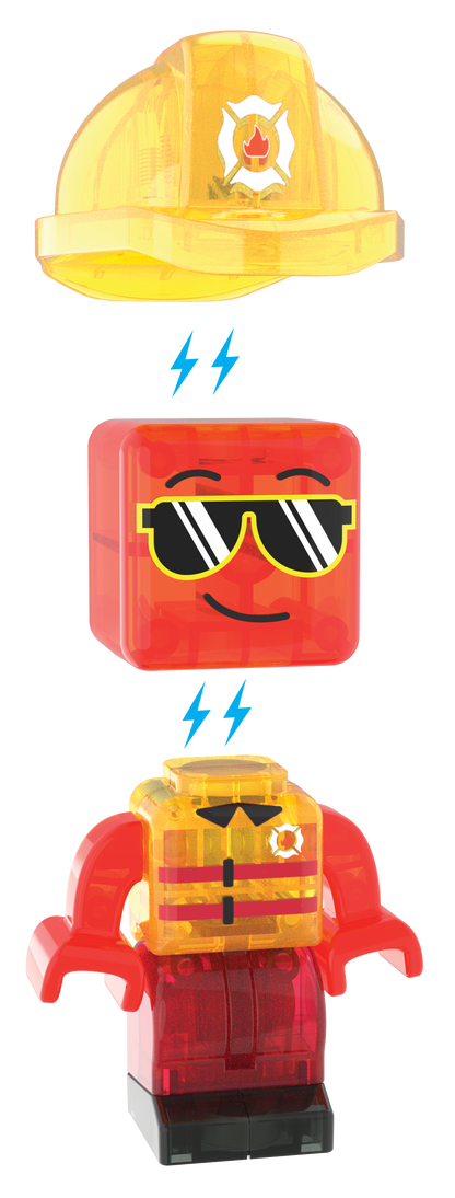 Magna-Tiles Μαγνητικό Παιχνίδι 27 κομματιών Fire Rescue