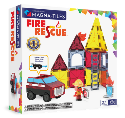 Magna-Tiles Μαγνητικό Παιχνίδι 27 κομματιών Fire Rescue