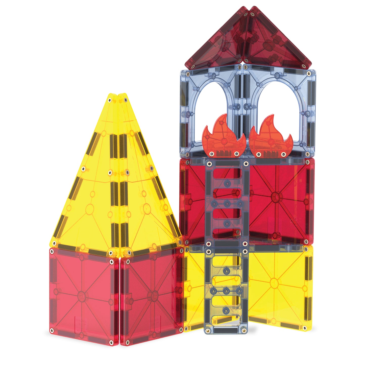 Magna-Tiles Μαγνητικό Παιχνίδι 27 κομματιών Fire Rescue