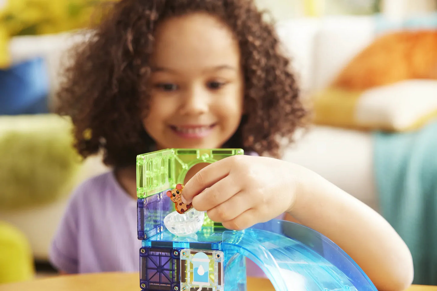 Magna-Tiles Μαγνητικό Παιχνίδι 13 κομματιών Hamster Ball