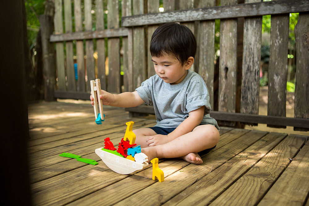 PlanToys Balance Boat Wooden 