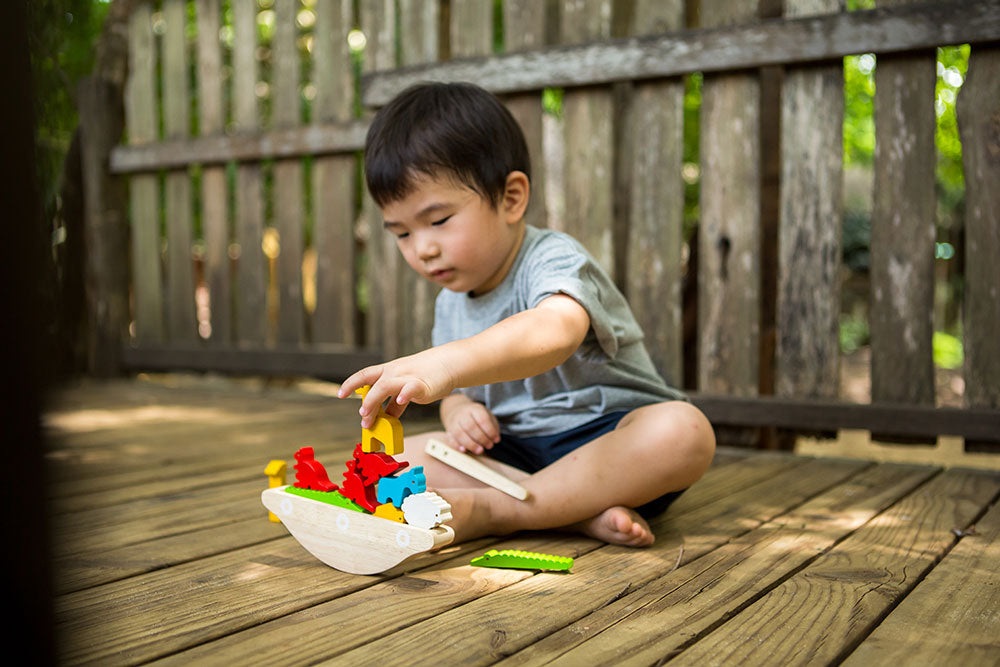 PlanToys Balance Boat Wooden 