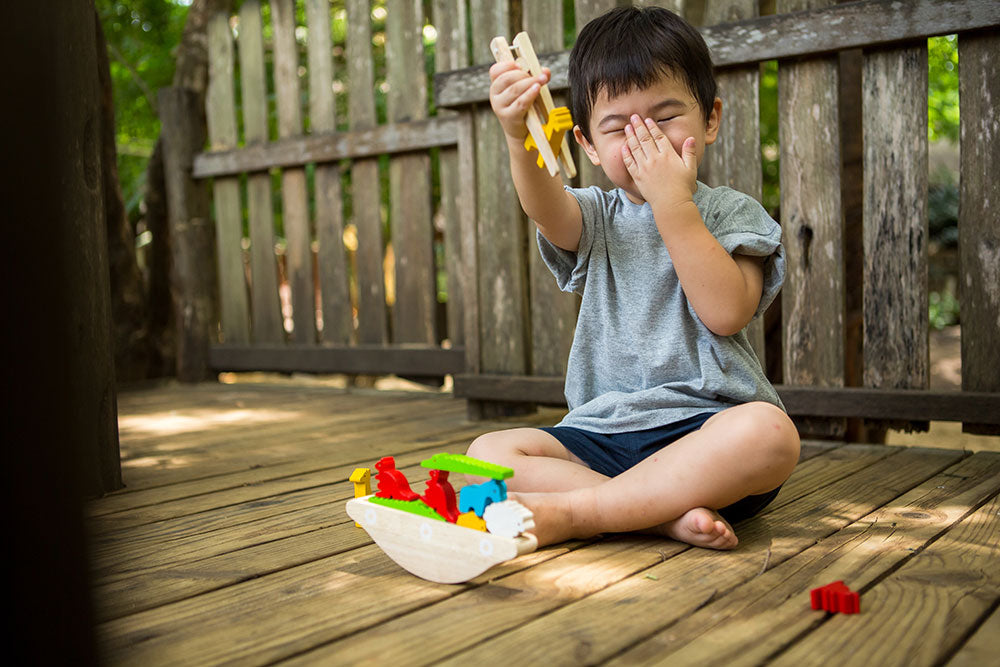 PlanToys Balance Boat Wooden 