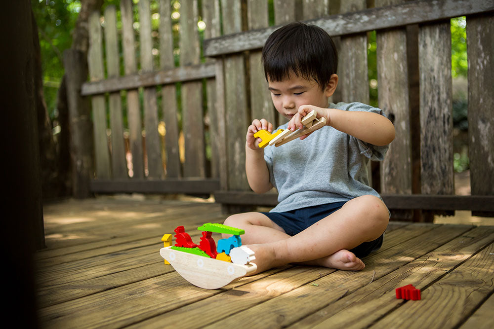 PlanToys Balance Boat Wooden 