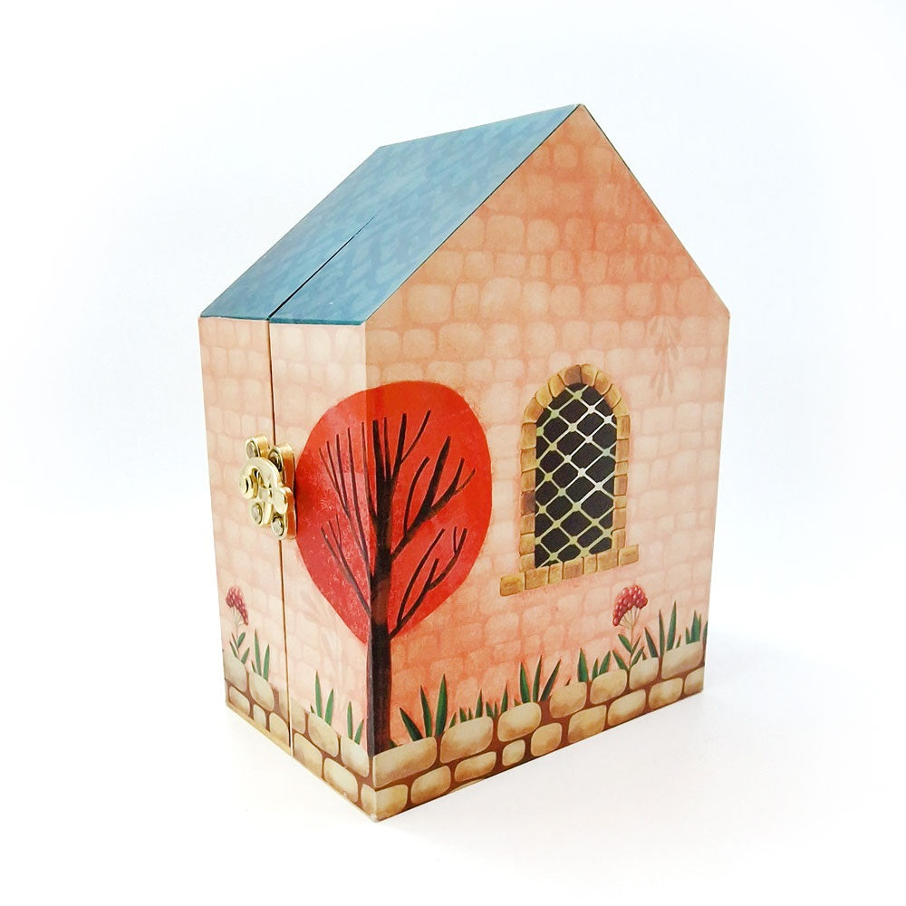 Svoora 'Fairytale House' Jewelery Box with Ring Holder