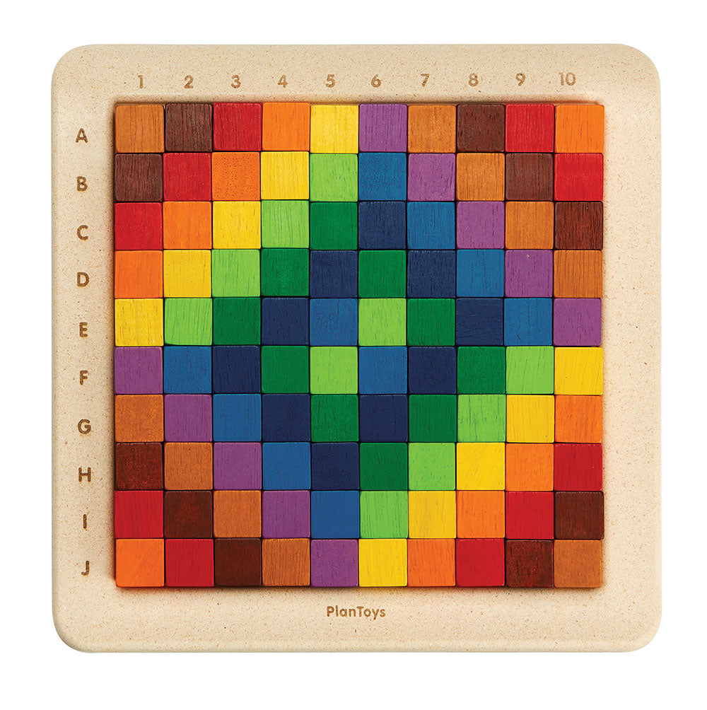 PlanToys 100 wooden counting cubes 