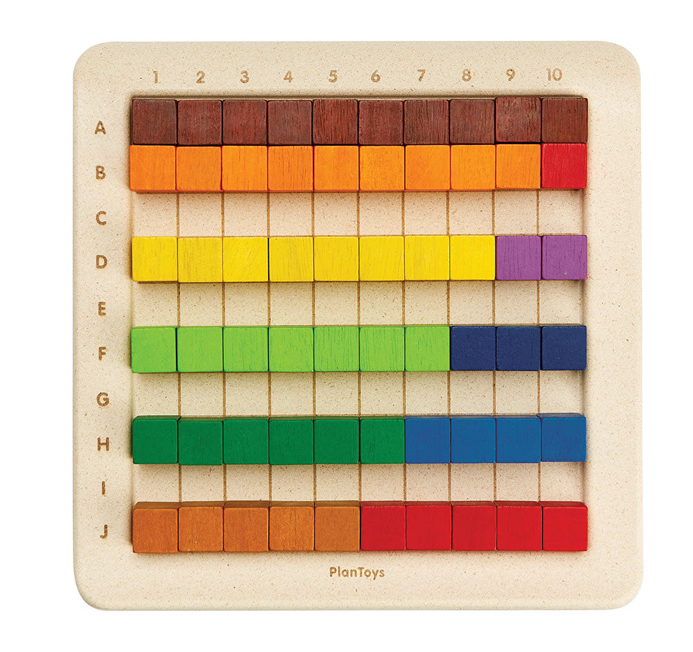 PlanToys 100 wooden counting cubes 