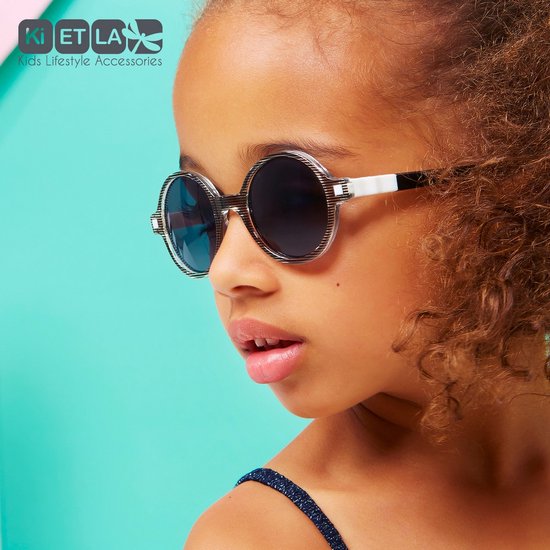 KiETLA Rozz Stripe, Unbreakable Sunglasses for 6-9 years