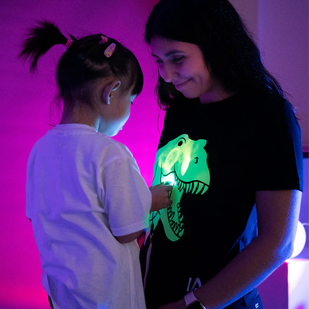 Παιδική Μπλούζα T-Shirt Glow in the Dark T-Rex