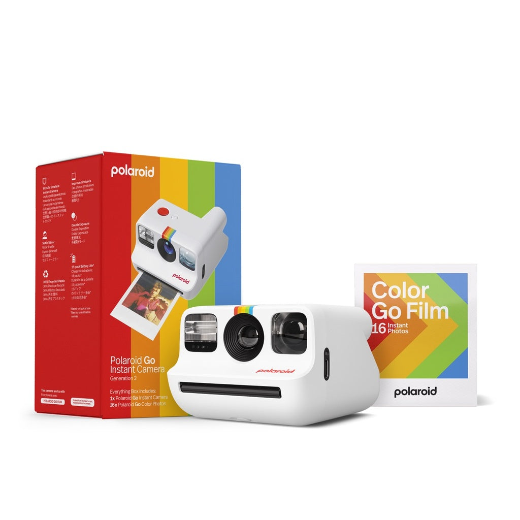Polaroid Go Gen 2 - White + Color Film Pack (16 photos)