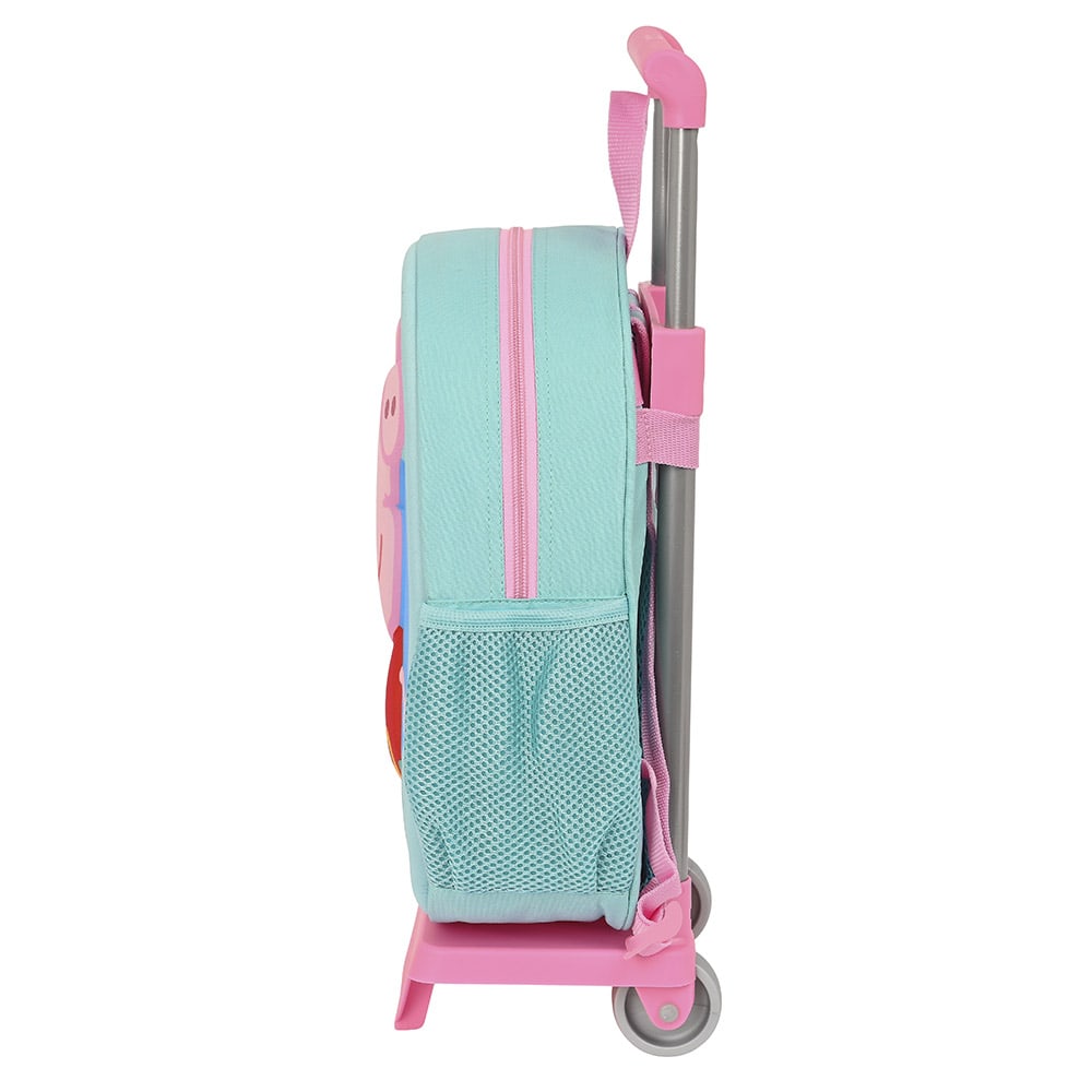 Safta: Peppa Pig 3D Peppa school bag with trolley