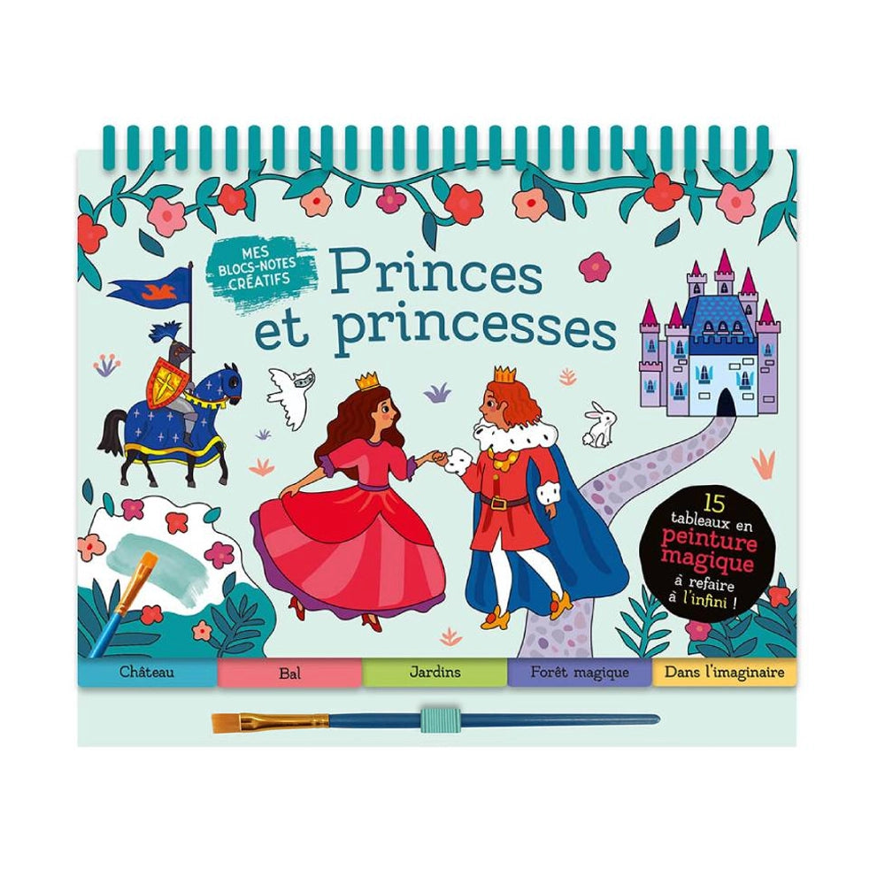 Auzou My Creative Notebooks - Princes And Princesses Water Painting