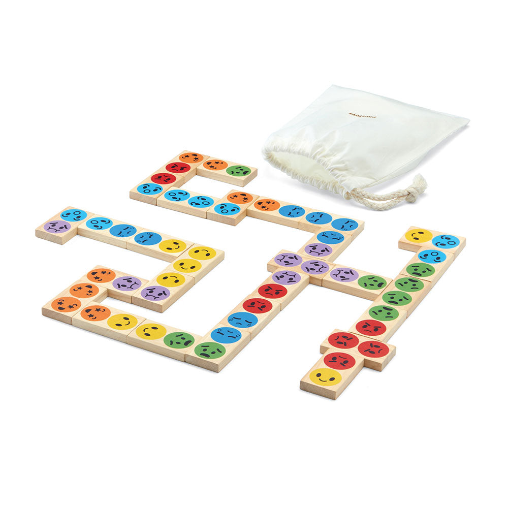 PlanToys Dominoes with emotions Wooden 