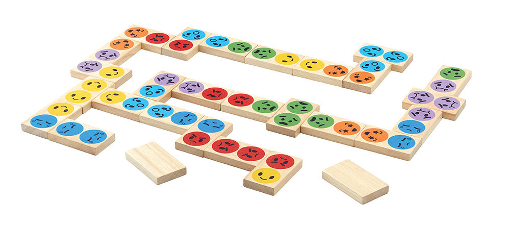 PlanToys Dominoes with emotions Wooden 