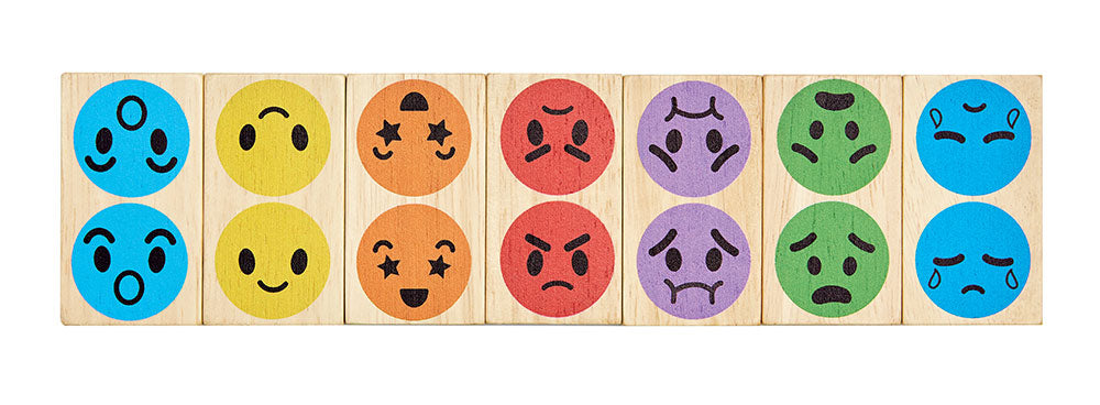 PlanToys Dominoes with emotions Wooden 